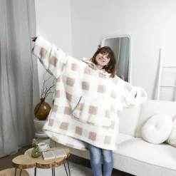 La Chaise Longue Cocoon-SWEAT PLAID CHESSY