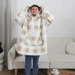 La Chaise Longue Cocoon-SWEAT PLAID CHESSY