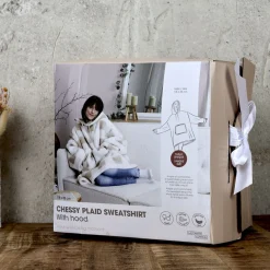 La Chaise Longue Cocoon-SWEAT PLAID CHESSY