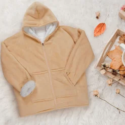 La Chaise Longue Cocoon-SWEAT ZIPPE XXL HYGGE