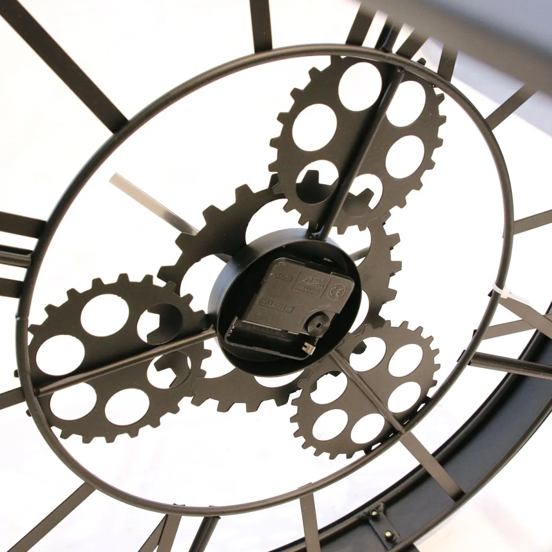 La Chaise Longue Mobilier-TABLE D APPOINT HORLOGE 50.5X50.5X49CM