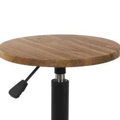 La Chaise Longue Mobilier-TABOURET DE BAR REGLABLE BOIS BRUT ACE