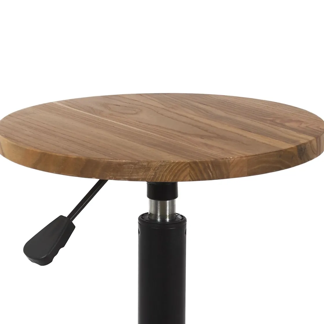 La Chaise Longue Mobilier-TABOURET DE BAR REGLABLE BOIS BRUT ACE