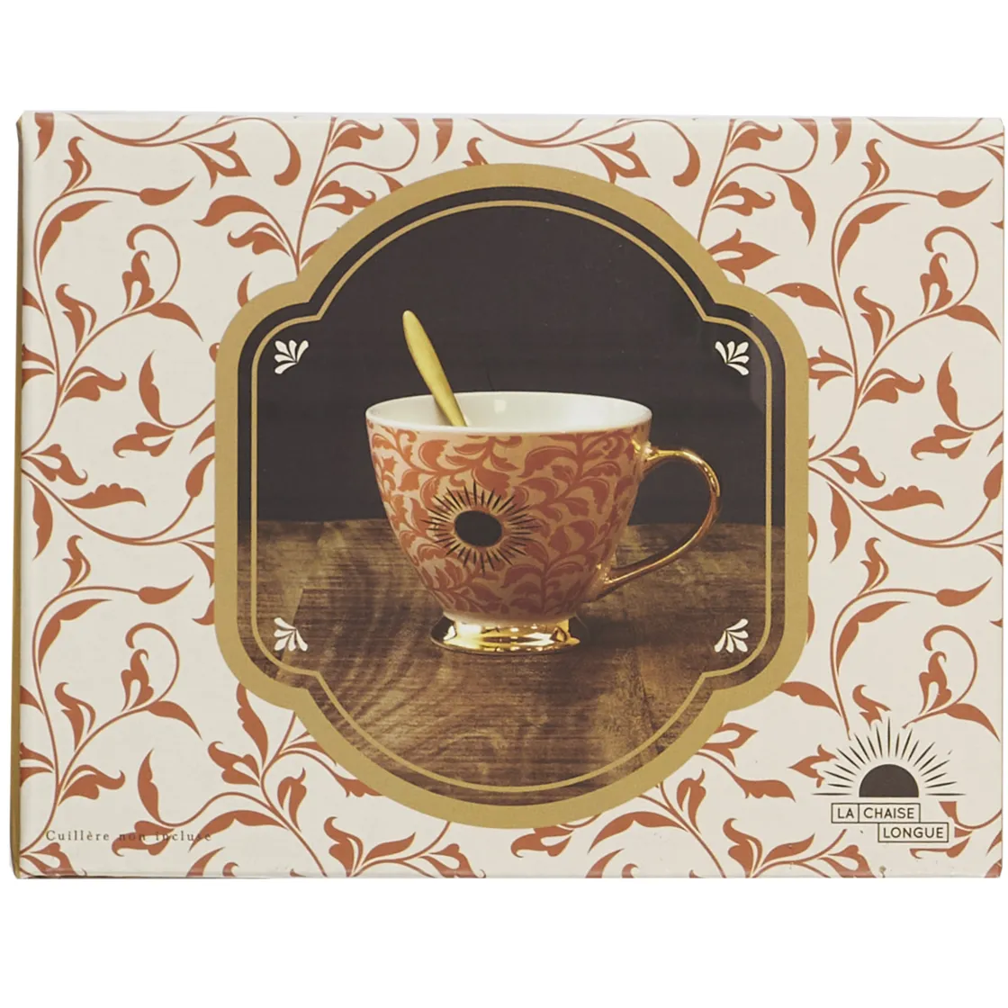 La Chaise Longue Thé & Café|Art De La Table-TASSE PALAZZO SOLEIL ROUGE