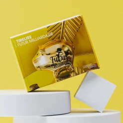 La Chaise Longue Déco-TIRELIRE COCHON MILLIARDAIRE GOLD