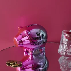 La Chaise Longue Déco-TIRELIRE COCHON POUR L'APERO ELECTROPLATE