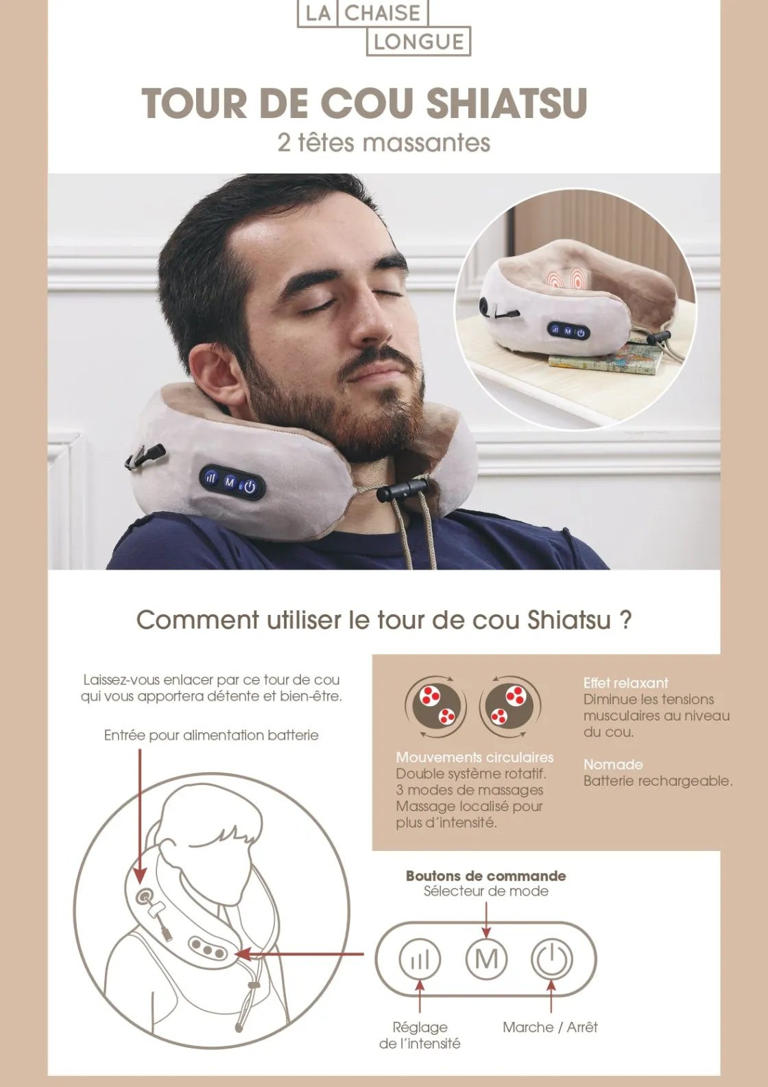 La Chaise Longue Massage & Relaxation-TOUR DE COU SHIATSU