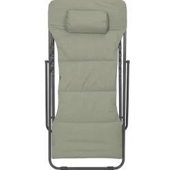 La Chaise Longue Mobilier-TRANSAT PLIANT CORFOU VERT KAKI