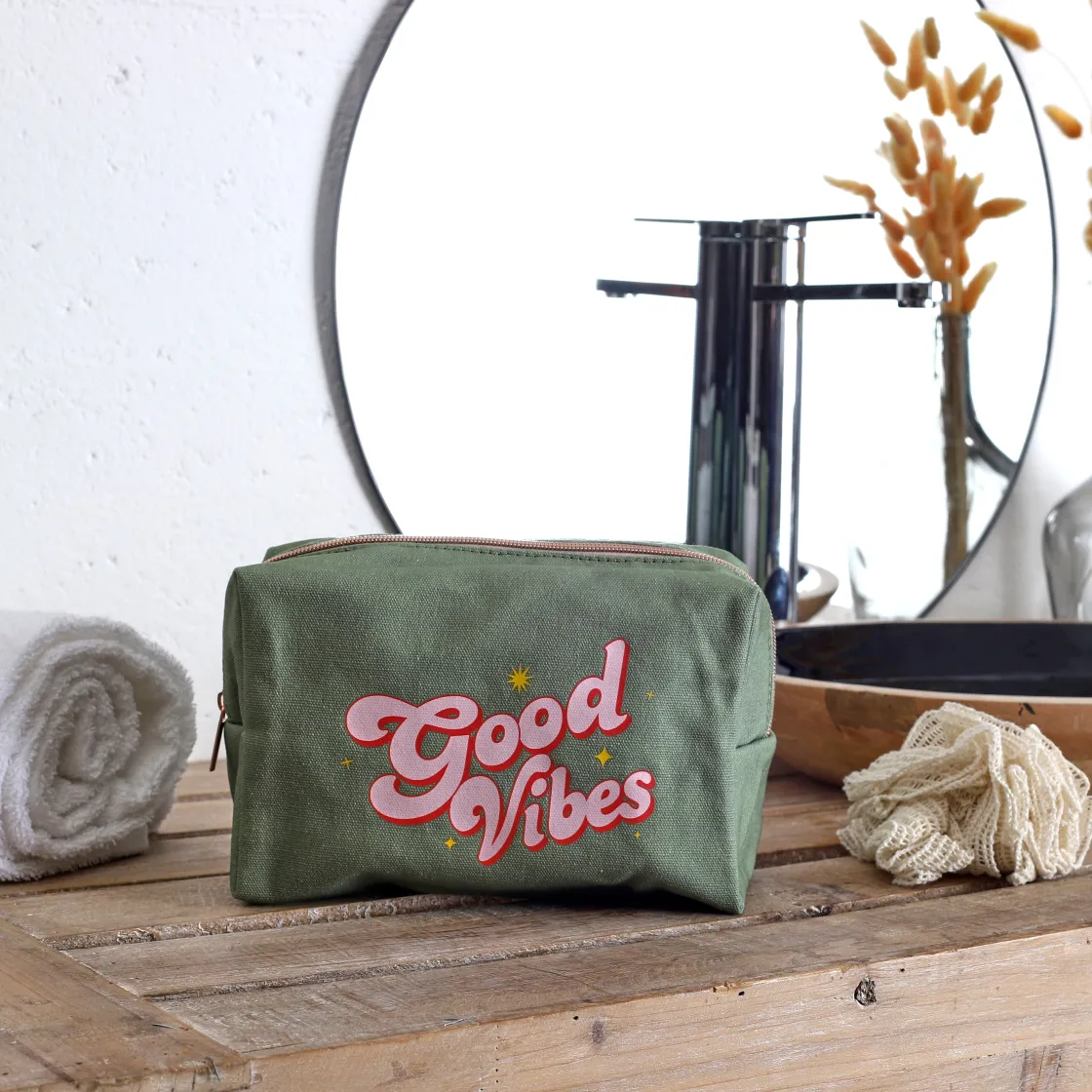 La Chaise Longue Sacs & Pochettes-TROUSSE DE TOILETTE GOOD VIBES