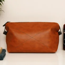 La Chaise Longue Sacs & Pochettes-TROUSSE DE TOILETTE OAKLAND CAMEL