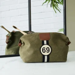 La Chaise Longue Sacs & Pochettes-TROUSSE DE TOILETTE SPRINT 69 KAKI