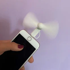 La Chaise Longue Accessoires|Accessoires Smartphone-VENTILATEUR SMARTPHONE BLANC