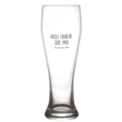 La Chaise Longue Pique-nique & Barbecue-VERRE A BIERE AUSSI FRAICHE QUE MOI
