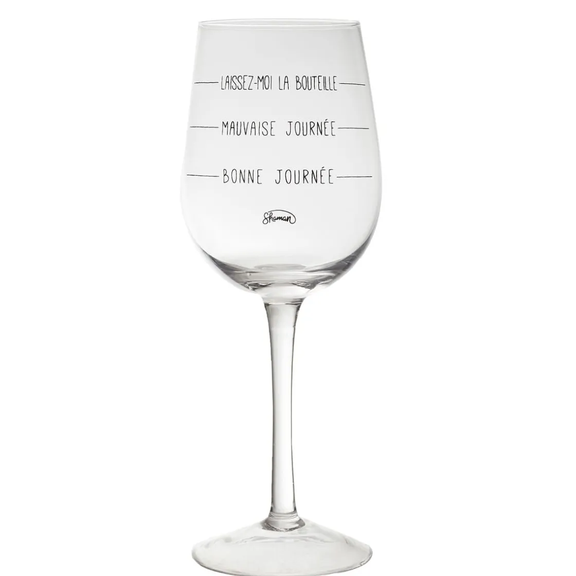 La Chaise Longue Vin & Champagne-VERRE A VIN HUMEUR DU JOUR