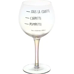 La Chaise Longue Boissons & Cocktails-VERRE GRADUE IRIDESCENT