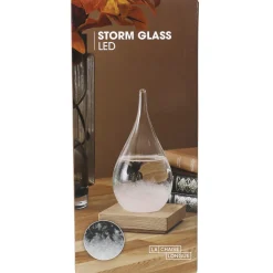 La Chaise Longue Déco-VERRE TEMPETE GOUTTE LED