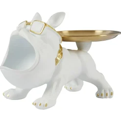 La Chaise Longue Déco-VIDE POCHES BOULEDOGUE MOLOSSE BLANC